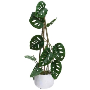 Climbing Sellum Philo Artificial Fake Plant Decorative 62cm In Pot