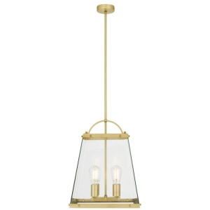 Colair Modern Pendant Hanging Lamp Light Glass Solid Brass Brass Clear Matte