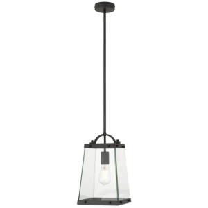 Colair Modern Pendant Hanging Lamp Light Solid Brass Clear Clear Black Matte