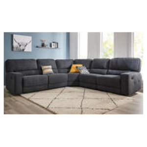 Convertible 5 Seater Corner Modular Sofa Grey
