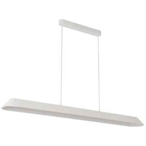 Corsa Industrial Pendant Hanging Lamp Light Metal Aluminium Pvc White Sand