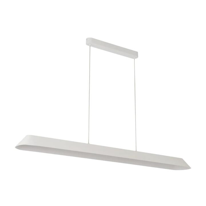 Corsa Industrial Pendant Hanging Lamp Light Metal Aluminium Pvc White Sand