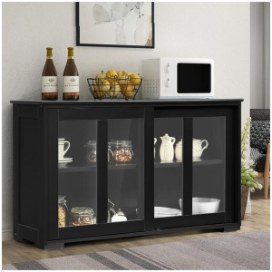CostwayKitchen Storage Sideboard with Adjustable Shelf