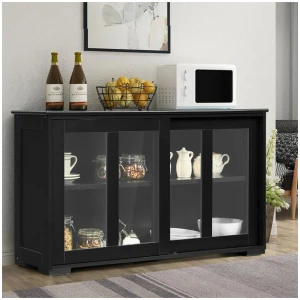 CostwayKitchen Storage Sideboard with Adjustable Shelf
