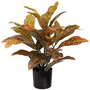 Croton Plant Artificial Faux Plant Decorative 50cm