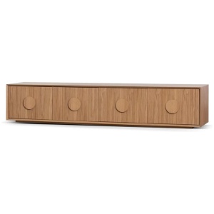 Curtis 2.3m Wooden TV Entertainment Unit - Natural by Interior Secrets - AfterPay Available