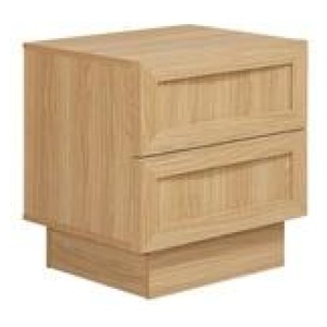Cyrell Natural Bedside Table Brown