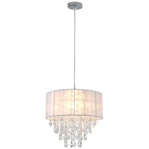 Dahlia Modern Elegant Pendant Lamp Chandelier Ceiling Light - White