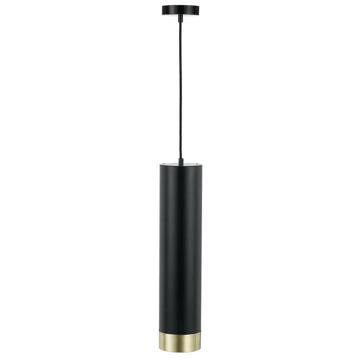 Dakota Contemporary Pendant Hanging Lamp Light Aluminium Black Brass Matt