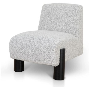 Deandre Armchair - Charcoal White Boucle by Interior Secrets - AfterPay Available