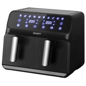 Devanti Air Fryer 8L LCD Fryers Oven Airfryer Healthy Cooker Oil Free Kitchen