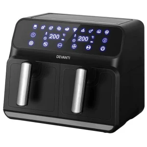 Devanti Air Fryer 8L LCD Fryers Oven Airfryer Healthy Cooker Oil Free Kitchen