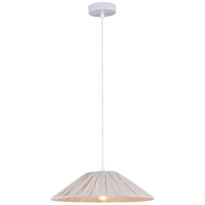 Dion Modern Metal Hanging Pendant Light Lamp White Small