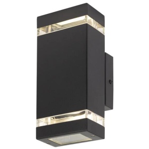 Dixon Modern Wall Lamp Light Stainless Steel Acrylic Black