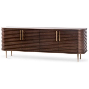 Domenic 2.2m Buffet Unit - Walnut by Interior Secrets - AfterPay Available