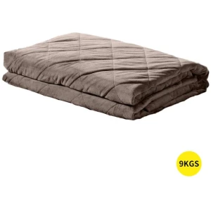 DreamZ 9KG Anti Anxiety Weighted Blanket Gravity Blankets Mink Colour
