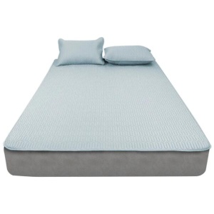 DreamZ Latex Cooling Bed Sheet Set Fitted Pillowcase Washable Summer 3PCS Double