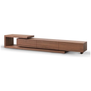 Dwell Extendable TV Entertainment Unit - Walnut by Interior Secrets - AfterPay Available