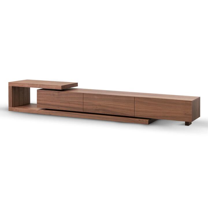 Dwell Extendable TV Entertainment Unit - Walnut by Interior Secrets - AfterPay Available