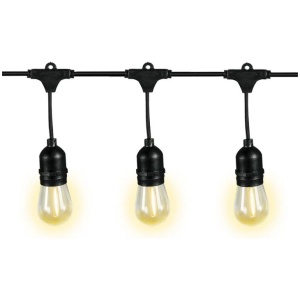 EMITTO 30M Festoon String Lights Xmas Wedding Party Waterproof Garden Outdoor