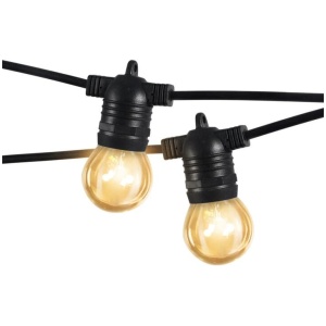 EMITTO 50M Festoon String Lights Christmas Wedding Party Waterproof Outdoor