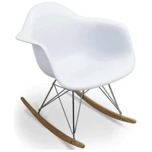 Eames Replica RAR Rocker Rocking Chair - White