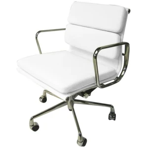 Eames Replica Soft Pad Management Office Chair - Low Back - White