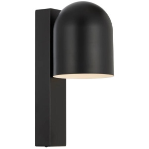 Echo Contemporary Wall Lamp Light Metal Black Matte