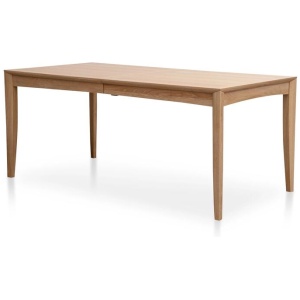 Eldora Extendable Wooden Dining Table - Natural by Interior Secrets - AfterPay Available