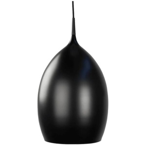 Elena Metal Wine Glass Cord Drop Pendant Light Lamp Matte Finish - Matte Black Gold Inside