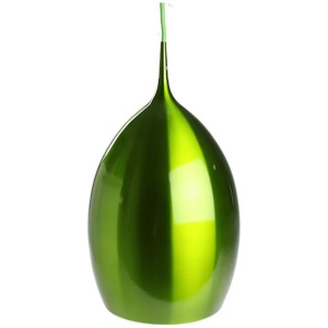 Elena Metal Wine Glass Cord Drop Pendant Light Lamp Reflective Finish - Green