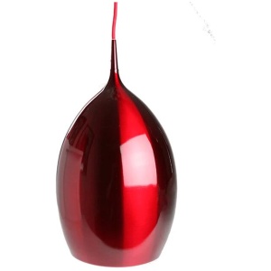 Elena Metal Wine Glass Cord Drop Pendant Light Lamp Reflective Finish - Red