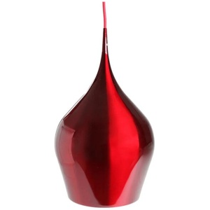 Elias Modern Classic Metal Wine Glass Pendant Light Lamp High Gloss Shiny Finish- Red