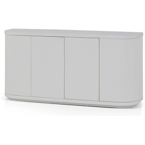 Elino 1.6m Veneer Top Buffet Unit - Full White by Interior Secrets - AfterPay Available