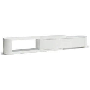 Eliza Extendable TV Entertainment Unit - Full White Oak by Interior Secrets - AfterPay Available