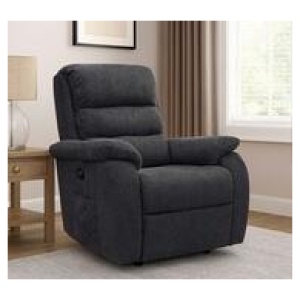 Ellora Dark Recliner Chair Grey