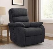 Ellora Dark Recliner Chair Grey