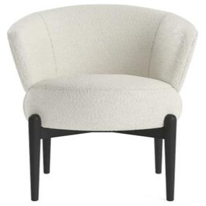 Elsie Armchair Relaxing Accent Lounge Chair Light Cream