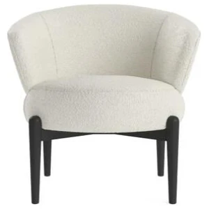 Elsie Armchair Relaxing Accent Lounge Chair Light Cream