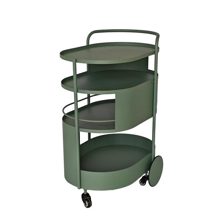 Elvano 63cm Bar Cart - Sage Green by Interior Secrets - AfterPay Available