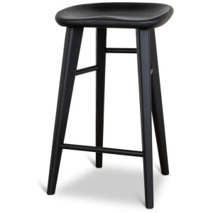 Elvo 65cm Bar Stool - Full Black by Interior Secrets - AfterPay Available