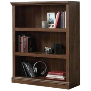 Emalie 3-Shelf Display Bookcase - Grand Walnut