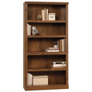 Emalie 5-Shelf Display Bookcase - Oiled Oak
