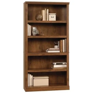 Emalie 5-Shelf Display Bookcase - Oiled Oak