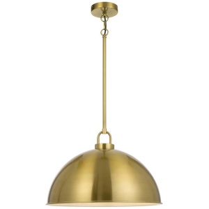 Emerson Vintage Pendant Hanging Lamp Light Metal Antique Gold Gloss