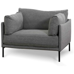 Emilis Armchair - Graphite Grey - Last One by Interior Secrets - AfterPay Available