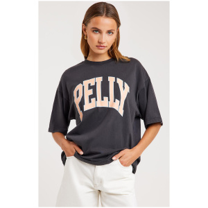 Ena Pelly Peach Pelly Collegiate Tee Vintage Black
