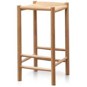 Erika 65cm Rattan Bar Stool - Natural by Interior Secrets - AfterPay Available