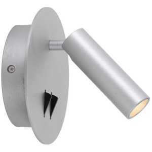 Esra Modern Wall Lamp Light Metal Silver