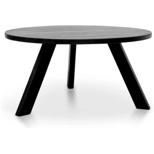 Ethan Round Dining Table - Full Black by Interior Secrets - AfterPay Available